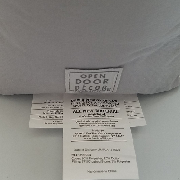 Door Stopper Beach Rules Gray NWT - Picture 4 of 4